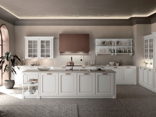 BUCĂTĂRIE DOLCEVITA LACCATO BIANCO OPACO